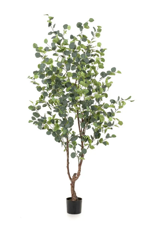 Faux Green Leafy Tree Set (2) | Emerald Eucalyptus | Eichholtzmiami.com