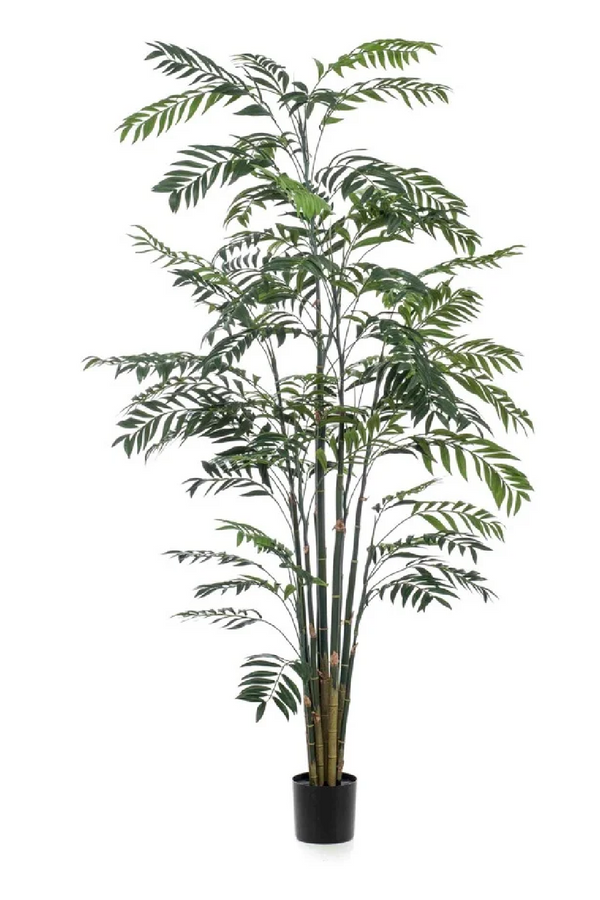 Black Potted Faux Tree Set (2) | Emerald Bamboo Palm | Eichholtzmiami.com
