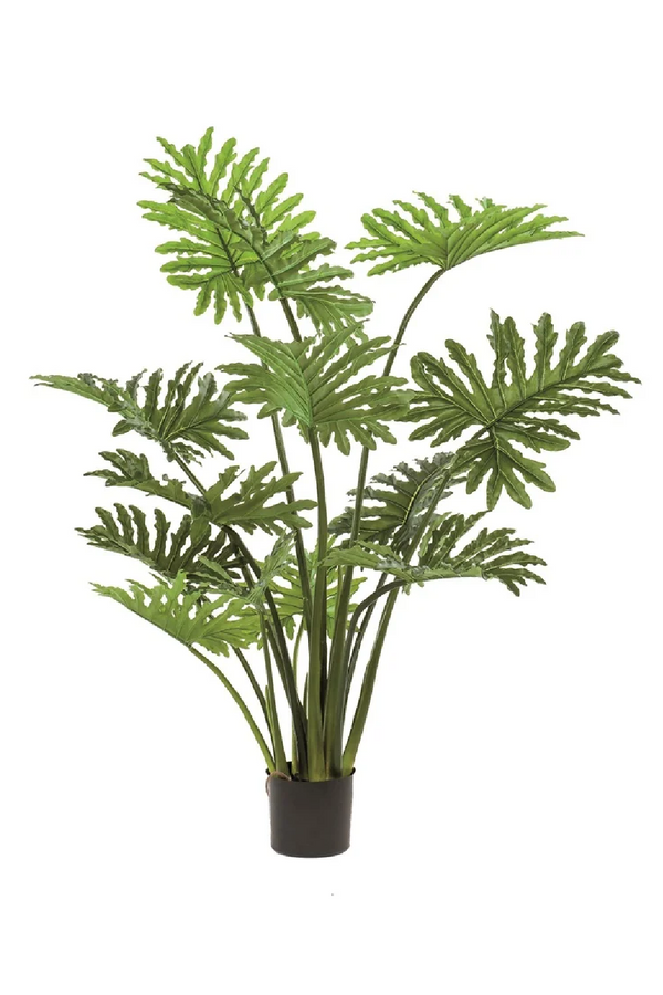 Green Split-Leaf Faux Plant Set (2) | Emerald Philodendron Selloum | Eichholtzmiami.com