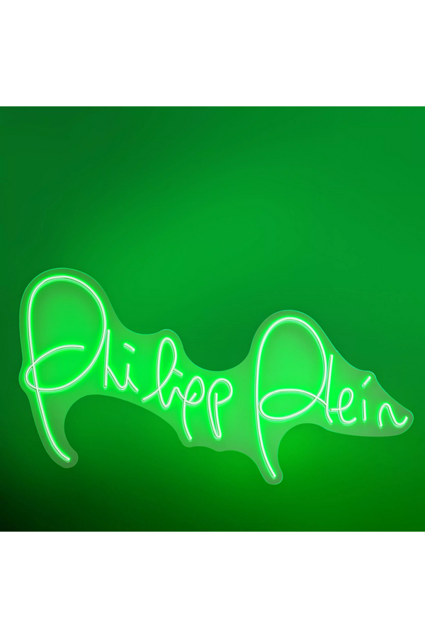Green Wall Art Sign | Philipp Plein Neon | Eichholtzmiami.com