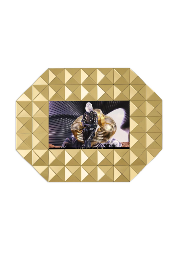 Ultramodern Gold Studded Mirror L | Philipp Plein NFT | Eichholtzmiami.com
