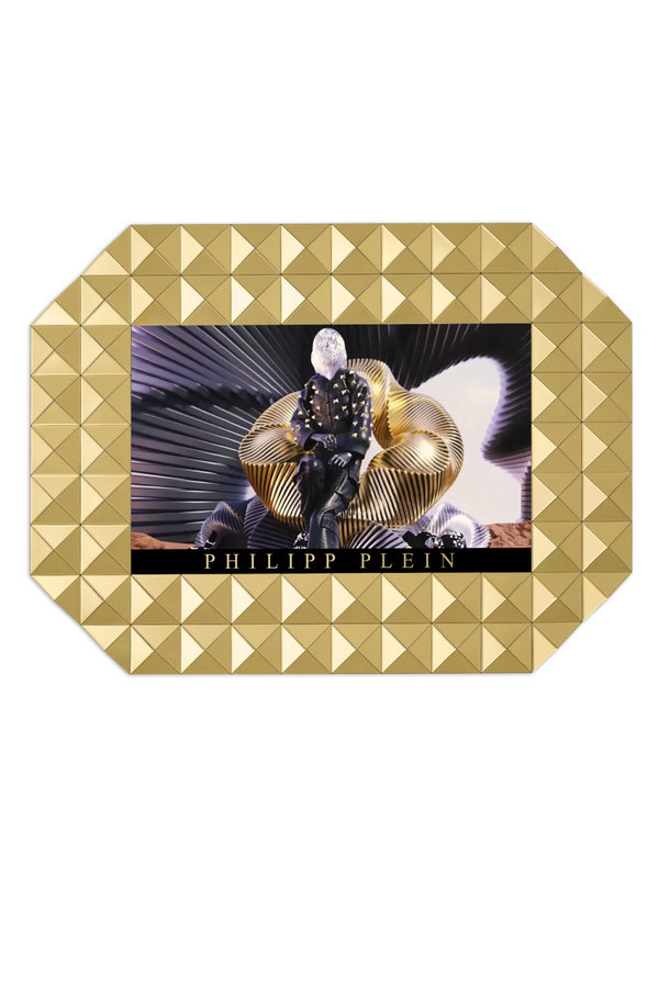 Ultramodern Gold Studded Mirror XL | Philipp Plein NFT | Eichholtzmiami.com