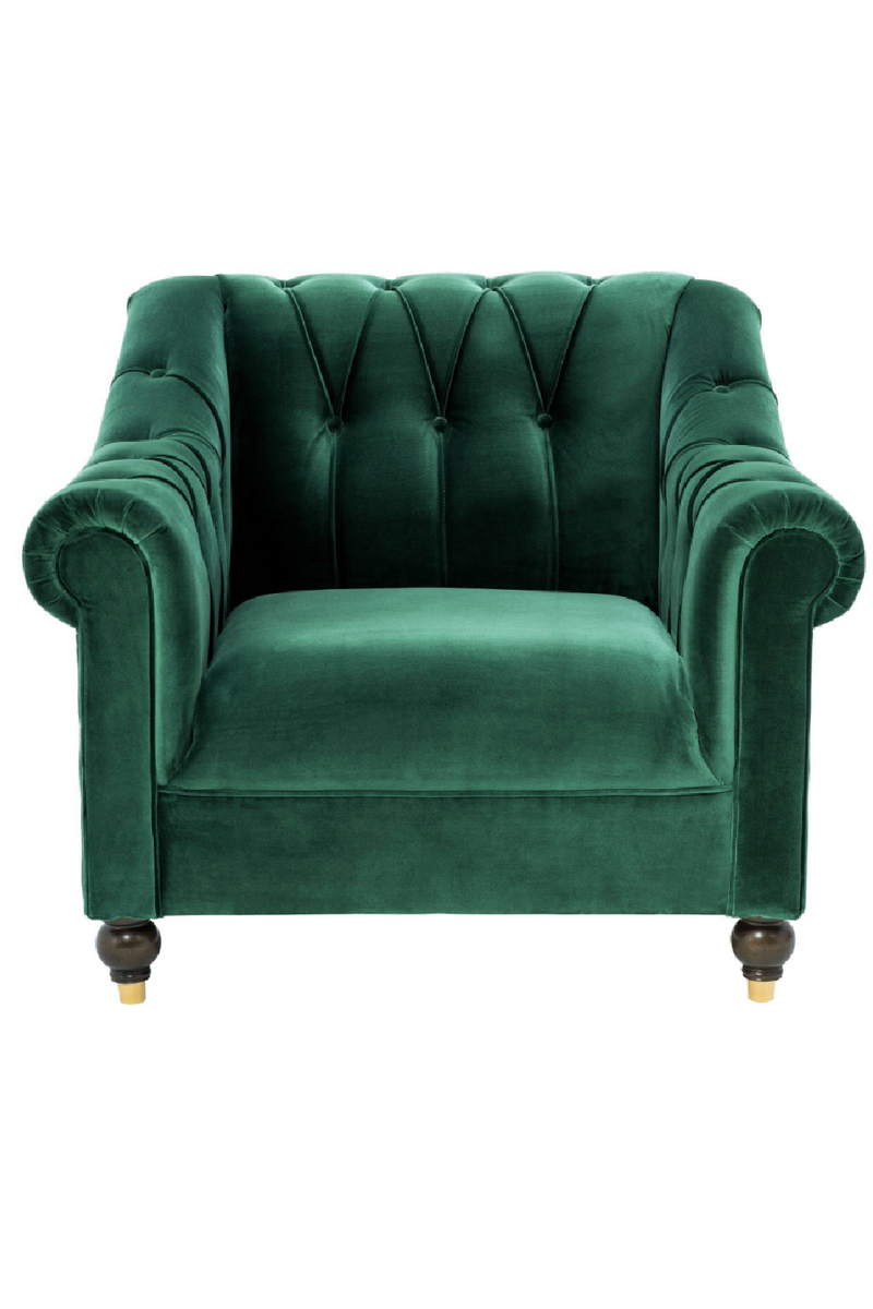 Tufted Green Accent Chair | Eichholtz Brian | Eichholtzmiami.com