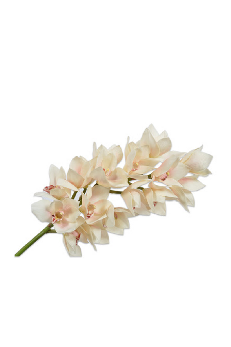 Artificial Flowering Orchid (Set of 6) | Silk-ka Cymbidium Stem | Eichholtzmiami.com