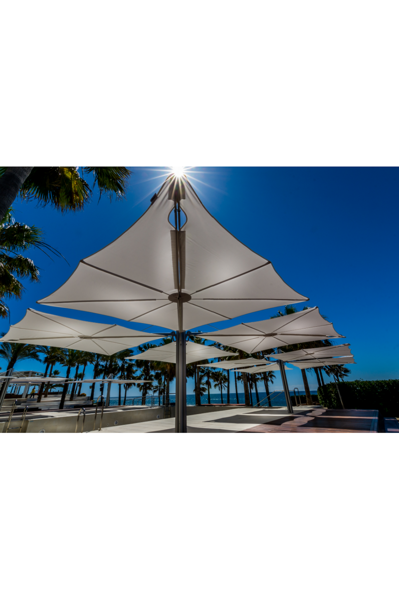 Flat-Top Outdoor Umbrella (17’ 9” x 17’ 9”) | Umbrossa Spectra Multi | Eichholtzmiami.com