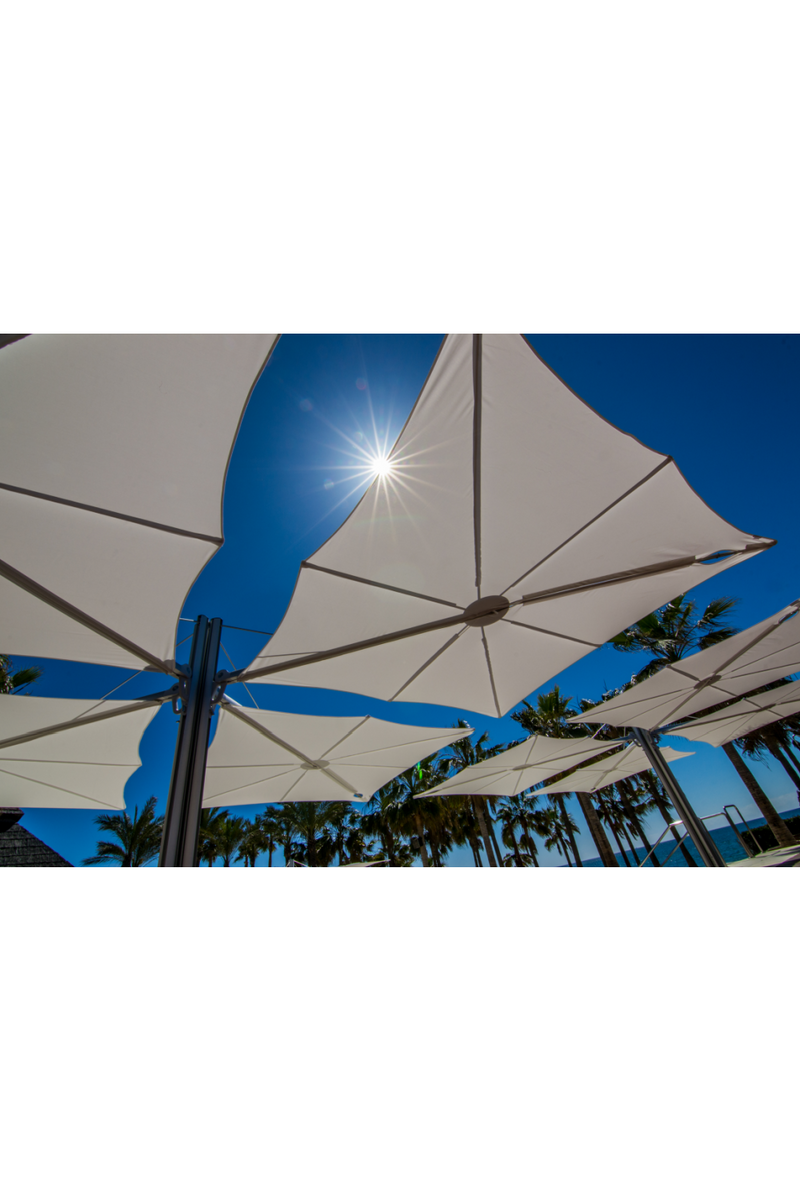 Flat-Top Outdoor Umbrella (17’ 9” x 17’ 9”) | Umbrossa Spectra Multi | Eichholtzmiami.com