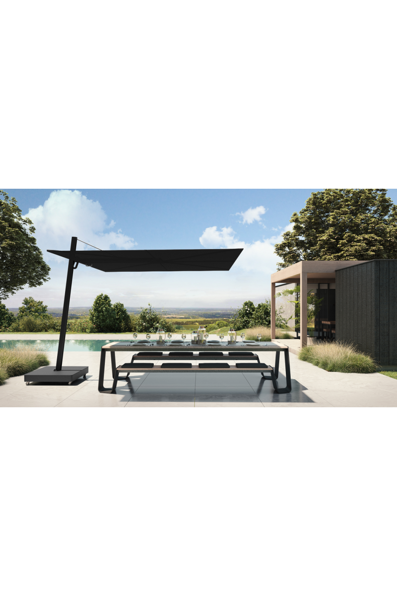 Square Outdoor Cantilever Umbrella (9’ 10”) | Umbrosa Versa UX | Eichholtzmiami.com